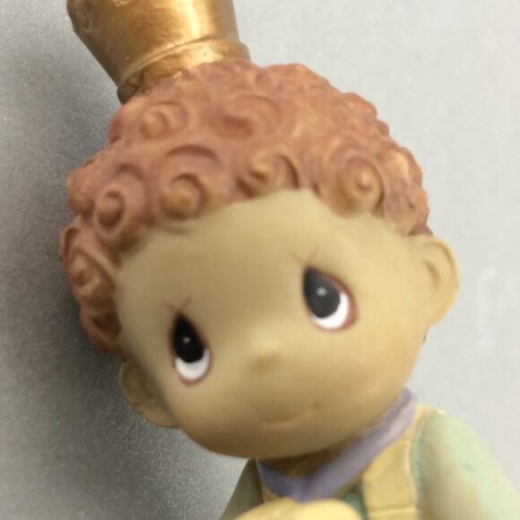 Precious Moments Wise Man with Blue Gift Nativity Figure 2001 Sam B Replacement - Picture 9 of 12